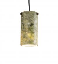 Meyda Black 242069 - 5" Wide Cilindro Jadestone Mini Pendant