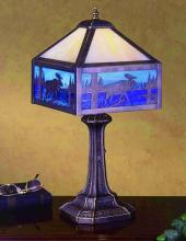 Meyda Black 24242 - 20"H Moose Creek Table Lamp