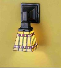 Meyda Black 24275 - 5"W Prairie Corn Wall Sconce