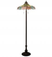 Meyda Black 242789 - 60" High Wisteria Floor Lamp