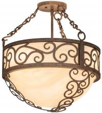 Meyda Black 243696 - 16" Wide Lilliana Inverted Pendant