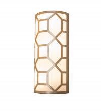 Meyda Black 244130 - 8" Wide Cilindro Mosaic Wall Sconce