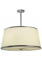 Meyda Black 244208 - 25" Wide Cilindro Textrene Pendant