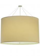 Meyda Black 244713 - 48" Wide Cilindro Natural Textrene Pendant