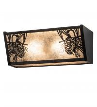 Meyda Black 245537 - 16" Wide Winter Pine Vanity Light