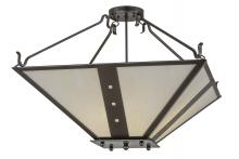 Meyda Black 245912 - 30" Square Zandra Inverted Pendant