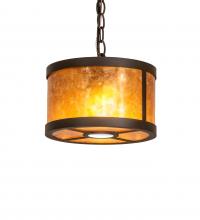 Meyda Black 246131 - 10" Wide Cilindro Pendant