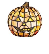 Meyda Black 24733 - 7"H Jack O'Lantern Accent Lamp