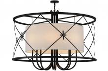 Meyda Black 247352 - 60" Wide Penelope 8 Light Pendant