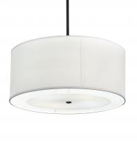 Meyda Black 248910 - 30" Wide Cilindro Textrene Pendant