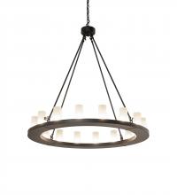 Meyda Black 248911 - 48" Wide Loxley 16 Light Chandelier