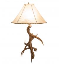 Meyda Black 249163 - 34" High Antlers Elk & Mule Deer Table Lamp