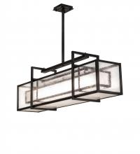 Meyda Black 250506 - 54" Long Nelson Oblong Pendant