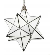 Meyda Black 250854 - 18" Wide Moravian Star Pendant