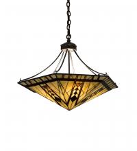 Meyda Black 253867 - 27" Wide Sonoma Inverted Pendant