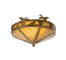 Meyda Black 26389 - 16" Wide Ducks in Flight Flushmount