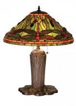 Meyda Black 26680 - 25"H Tiffany Dragonfly Table Lamp