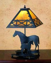 Meyda Black 26727 - 22" High Mare & Foal Table Lamp