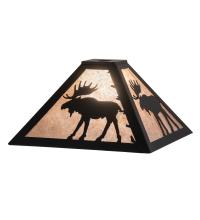 Meyda Black 27207 - 12" Square Moose Shade