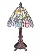 Meyda Black 27294 - 14"H Wisteria Mini Lamp