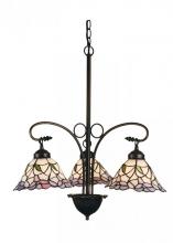 Meyda Black 27419 - 25"W Daffodil Bell 3 LT Chandelier.605