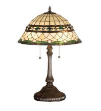 Meyda Black 27538 - 23"H Tiffany Roman Table Lamp