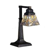 Meyda Black 27636 - 20"H Glasgow Bungalow Desk Lamp