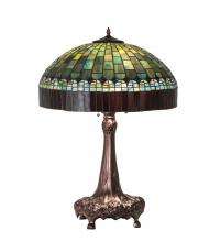 Meyda Black 27825 - 31" High Tiffany Candice Table Lamp