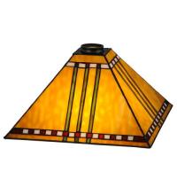 Meyda Black 28592 - 13" Square Prairie Corn Shade