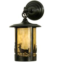 Meyda Black 28786 - 8"W Fulton Deer Creek Hanging Wall Sconce