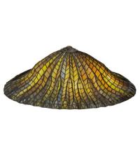 Meyda Black 28863 - 24" Wide Tiffany Lotus Leaf Shade