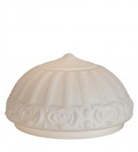 Meyda Black 30524 - 14" Wide White Puffy Rose Shade