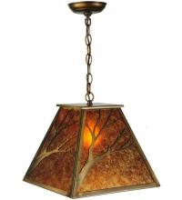 Meyda Black 30941 - 13"Sq Branches Pendant