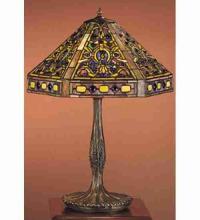 Meyda Black 31117 - 24"H Tiffany Elizabethan Table Lamp