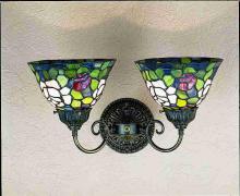 Meyda Black 31121 - 18" Wide Rosebush 2 Light Wall Sconce