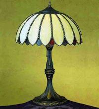 Meyda Black 31295 - 24"H Daisy Table Lamp