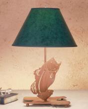 Meyda Black 32582 - 13.5"H Leaping Bass Table Lamp