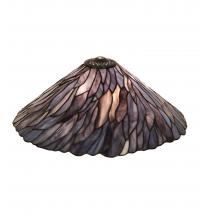 Meyda Black 38530 - 16" Wide Willow Jadestone Shade