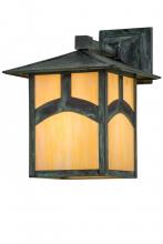 Meyda Black 39414 - 9"W Seneca Hill Top Solid Mount Wall Sconce