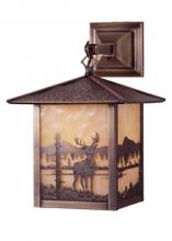 Meyda Black 39833 - 9"W Seneca Deer Creek Hanging Wall Sconce