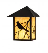 Meyda Black 41861 - 9" Wide Seneca Song Bird Wall Sconce