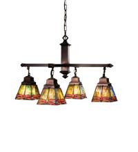 Meyda Black 48035 - 26"W Prairie Dragonfly 4 LT Chandelier.609