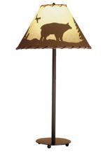 Meyda Black 48465 - 29"H Bear in the Woods Table Lamp