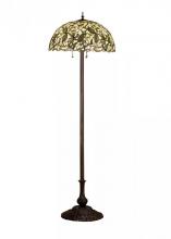 Meyda Black 48623 - 63"H Sweet Pea Floor Lamp