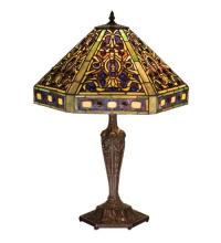 Meyda Black 48832 - 23.5"H Tiffany Elizabethan Table Lamp