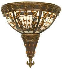 Meyda Black 50243 - 12"W Fleur-de-lis Wall Sconce