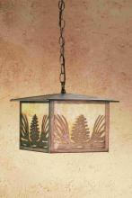 Meyda Black 51002 - 12" Square Mountain Pine Lantern Pendant