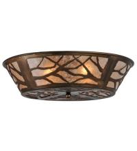 Meyda Black 52883 - 22.5"W Branches Flushmount