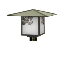 Meyda Black 64980 - 17"Sq Seneca Hummingbird Post Mount