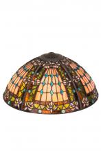 Meyda Black 64983 - 16" Wide Fleur-de-lis Shade